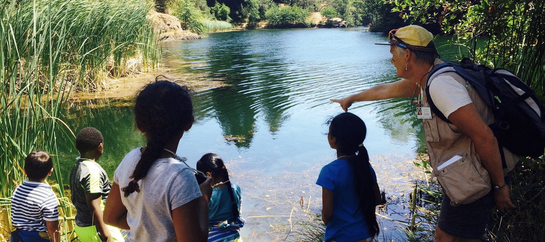 On a Nature Guide Field Trip hike. Photo by Tory Russell